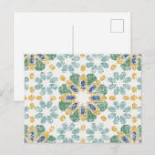 Marokkaanse Tile - Pond Briefkaart (Voorkant / Achterkant)