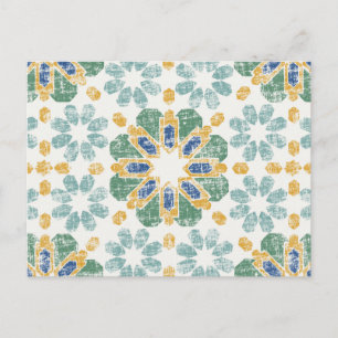 Marokkaanse Tile - Pond Briefkaart