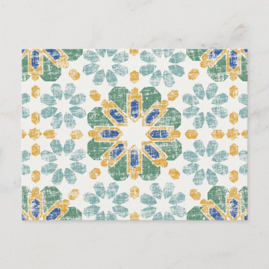 Marokkaanse Tile - Pond Briefkaart (Voorkant)
