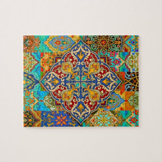 Marokkaanse Tile Puzzle Legpuzzel (Horizontaal)