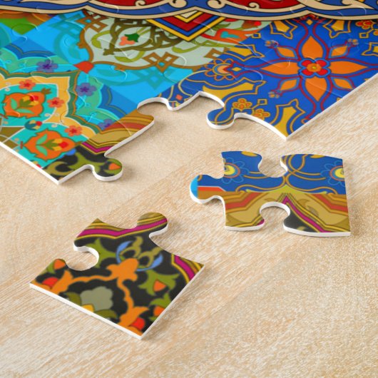 Marokkaanse Tile Puzzle Legpuzzel (Zijkant)