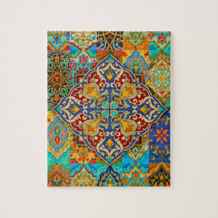 Marokkaanse Tile Puzzle Legpuzzel