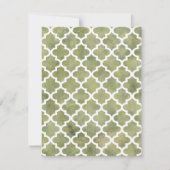 Marokkaanse Tile Trellis Patterm over Moss Green M Kaart (Voorkant)