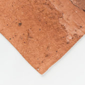 Marokkaanse traditionele houten venstertextuur fleece deken (Hoek)