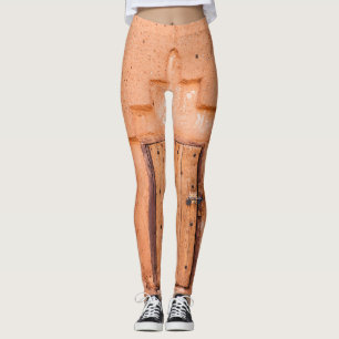 Marokkaanse traditionele houten venstertextuur leggings
