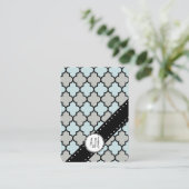 Marokkaanse Trellis, Latticework, Quatrefoil, Latt Visitekaartje (Staand voorkant)