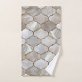 Marokkaanse trellis Pearl en Gold Bad Handdoek (Handdoek)