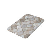 Marokkaanse trellis Pearl en Gold Badmat (Gekanteld)