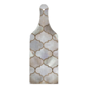 Marokkaanse trellis Pearl en Gold Snijplank