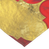 Marokkaanse trellis Reds en Gold Tafelkleed (Gekanteld)