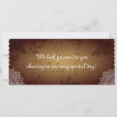 Marokkaanse uitnodiging tot het indienen van een b (Achterkant)