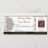 Marokkaanse uitnodiging tot het indienen van een b (Voorkant)