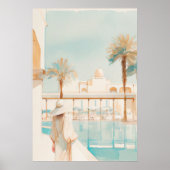 Marokkaanse vakantie poster (Voorkant)