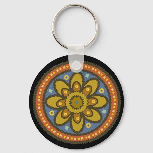 Marokkaanse ventilatorSleutelhanger Sleutelhanger (Voorkant)