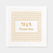 Marokkaanse vierlobbig ontwerp voor elke gelegenhe folie servetten (Voorkant)