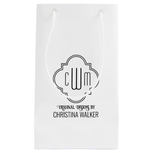 Marokkaanse Vierpas 3 Initiele Zakelijke Verpakkin Klein Cadeauzakje (Voorkant)