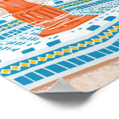 Marokkaanse Villa Poster (Hoek)