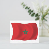 Marokkaanse Vlag Ansichtkaart Briefkaart (Staand voorkant)