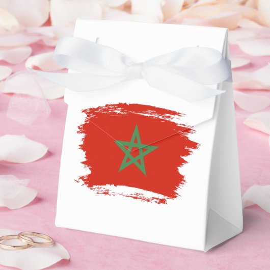 Marokkaanse vlag bedankdoosjes (Huwelijk)