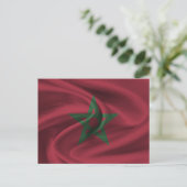 Marokkaanse vlag briefkaart (Staand voorkant)