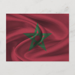 Marokkaanse vlag briefkaart