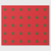 Marokkaanse vlag cadeaupapier (Vlak)