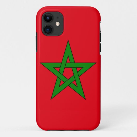 Marokkaanse vlag Case-Mate iPhone case (Achterkant)