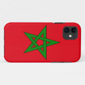 Marokkaanse vlag Case-Mate iPhone case (Achterkant (horizontaal))