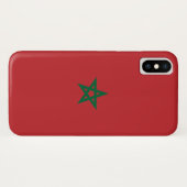 Marokkaanse vlag Case-Mate iPhone case (Achterkant (horizontaal))
