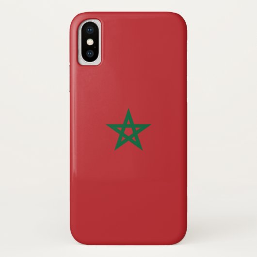 Marokkaanse vlag Case-Mate iPhone case (Achterkant)