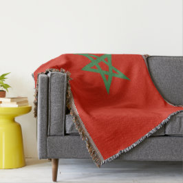 Marokkaanse vlag deken