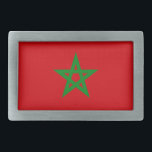 Marokkaanse vlag gesp<br><div class="desc">Marokkaanse vlag kan het ontwerp naar eigen voorkeur wijzigen. U kunt de ontwerplocatie, -oriëntatie, achtergrondkleuren en -grootte wijzigen. Ook, kunt u uw eigen tekst toevoegen, of slogan plaatste zijn doopvont, plaats en grootte, allen om het ultieme persoonlijke cadeau voor u en uw dierbaren te creëer.</div>