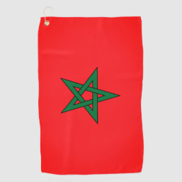  Marokkaanse vlag Golfhanddoek