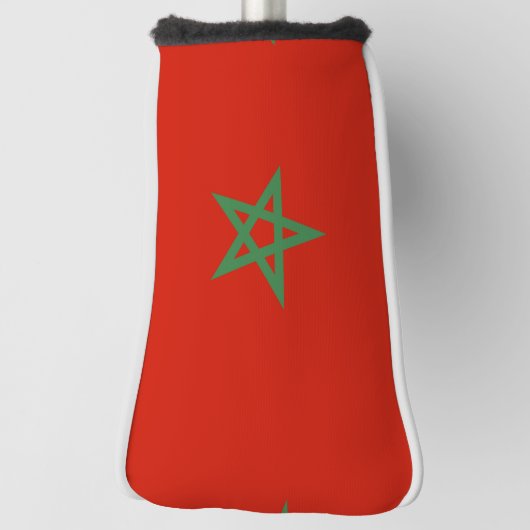 Marokkaanse vlag golfheadcover (Draai 90)