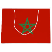 Marokkaanse vlag groot cadeauzakje (Voorkant)