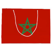 Marokkaanse vlag groot cadeauzakje (Achterkant)