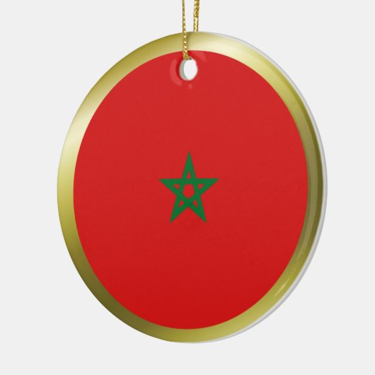 Marokkaanse vlag keramisch ornament (Links)