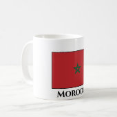 Marokkaanse vlag koffiemok (Voorkant links)