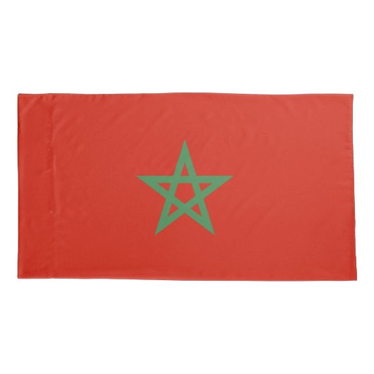 Marokkaanse vlag kussensloop (Achterkant)