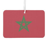 Marokkaanse vlag luchtverfrisser (Achterkant)