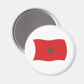 Marokkaanse Vlag Magneet (Voorkant / Achterkant)