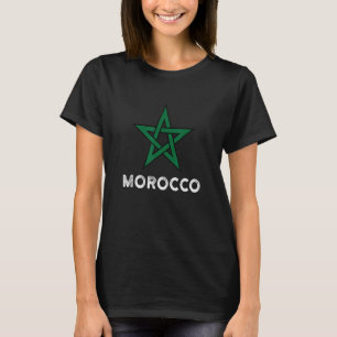 Marokkaanse vlag mannen vrouwen kinder Maroc Marok T-shirt