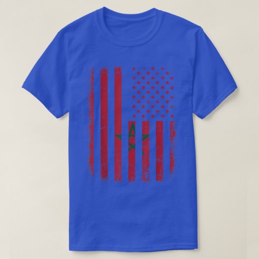 Marokkaanse vlag Marokko Amer T-shirt (Design voorkant)
