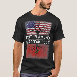 Marokkaanse vlag Moorish American Flag Moorish Fla T-shirt