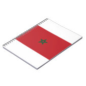 Marokkaanse vlag notitieboek (Linkerzijde)