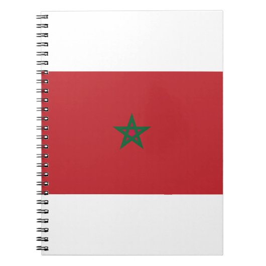 Marokkaanse vlag notitieboek (Voorkant)