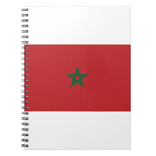 Marokkaanse vlag notitieboek (Voorkant)