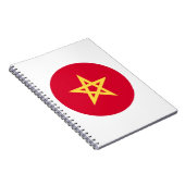 Marokkaanse vlag notitieboek (Rechterzijde)