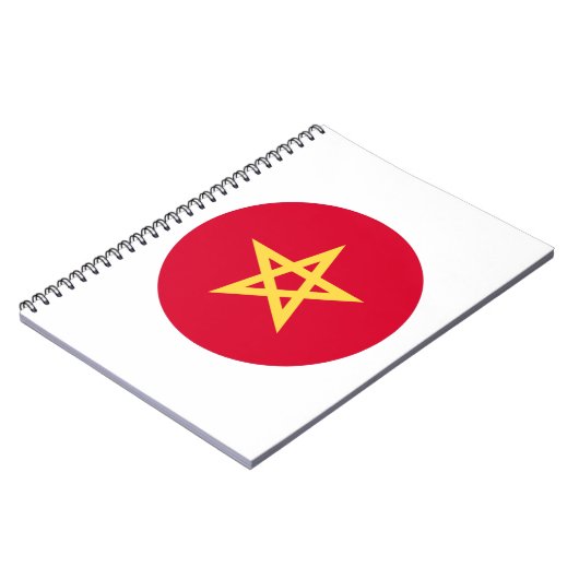 Marokkaanse vlag notitieboek (Linkerzijde)