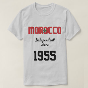 Marokkaanse vlag Onafhankelijkheidsviering T-shirt